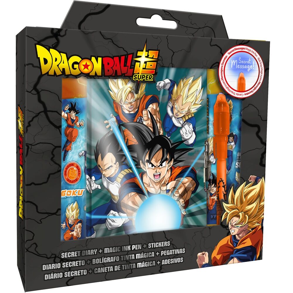 Diario + boligrafo magico Dragon Ball Super