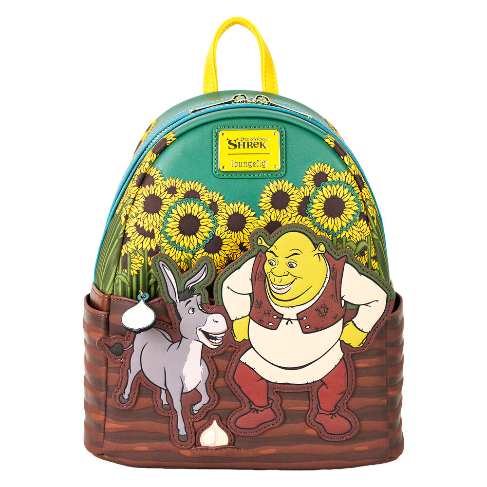 Mochila Vibraciones Primaverales Shrek Loungefly 26cm